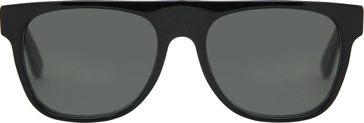SUPER by RetroSuperFuture Flat Top Sunglasses 'Black'