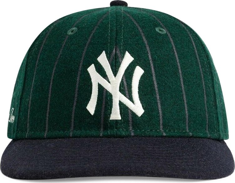 Aimé Leon Dore x New Era Wool Pinstripe Yankees Hat 'Green/Navy'