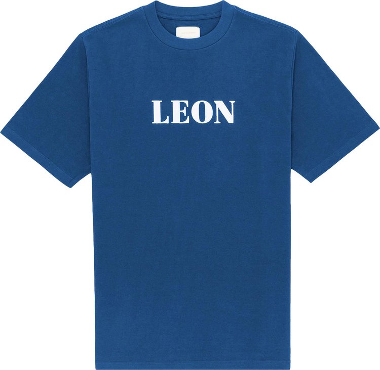 Aimé Leon Dore Leon Logo T-Shirt 'Blue Quartz'