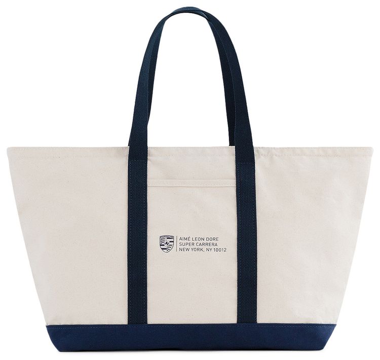 Aime Leon Dore x Porsche 911SC Grille Badge Tote Bag Evening Blue
