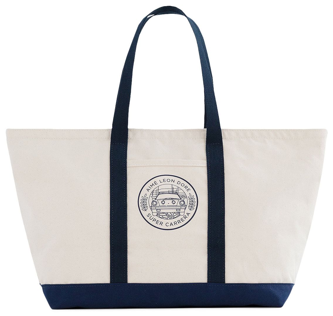 Buy Aimé Leon Dore x Porsche 911SC Grille Badge Tote Bag 'Evening Blue