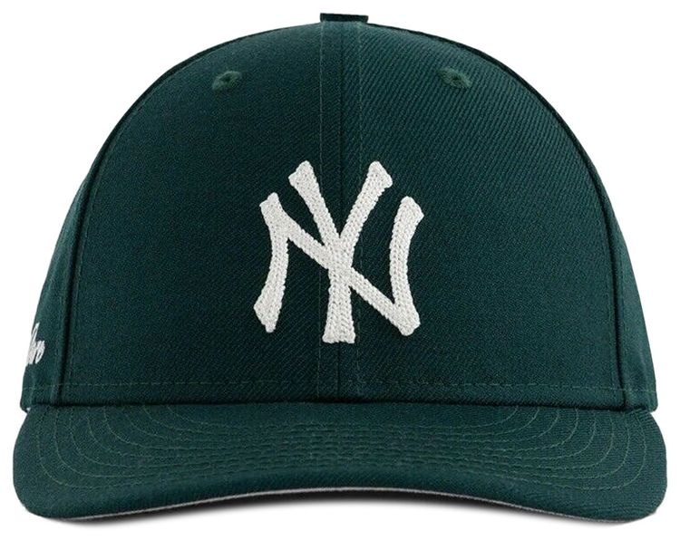 Aime Leon Dore x New Era Chain Stitch Yankees Hat Dark Green