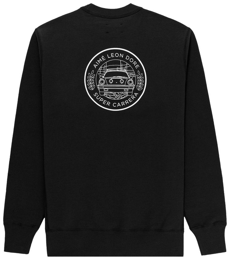Aime Leon Dore x Porsche 911SC Crewneck Sweatshirt Jet Black