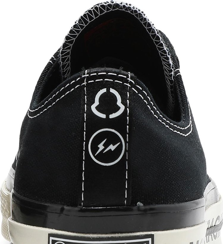 Fragment Design x Moncler x Chuck 70 Low Black