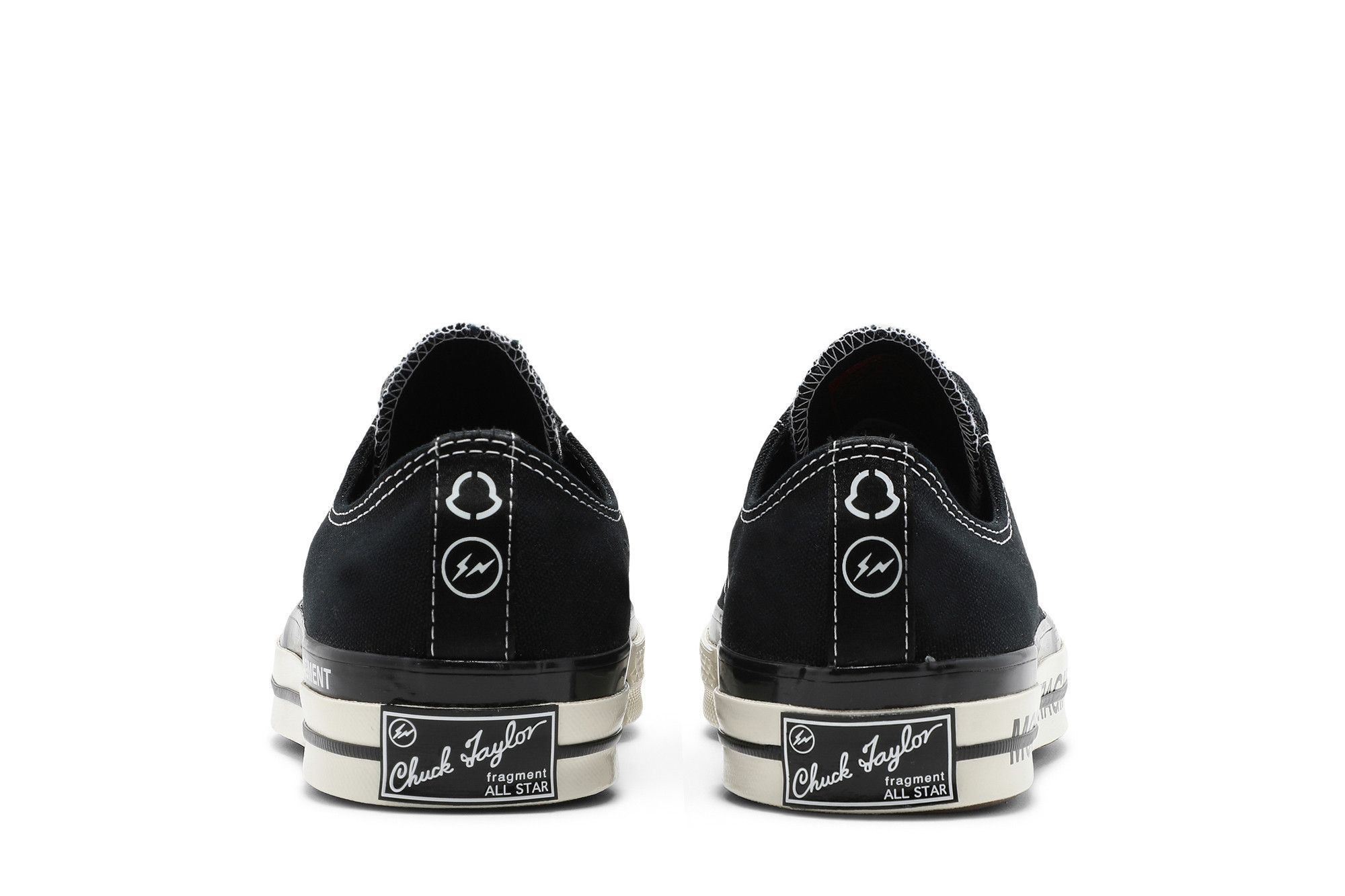 Buy Fragment Design x Moncler x Chuck 70 Low 'Black