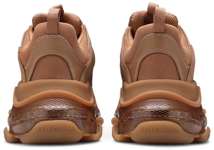 Balenciaga Triple S Sneaker Clear Sole   Light Camel