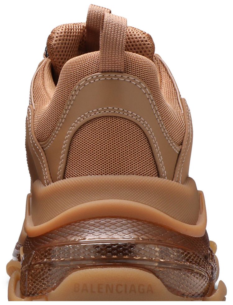 Balenciaga Triple S Sneaker Clear Sole   Light Camel