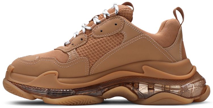 Balenciaga Triple S Sneaker Clear Sole   Light Camel