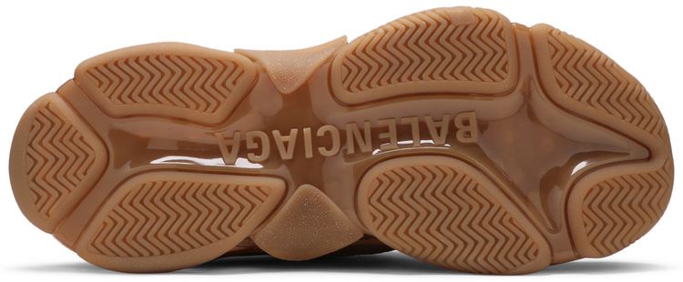 Balenciaga Triple S Sneaker Clear Sole   Light Camel