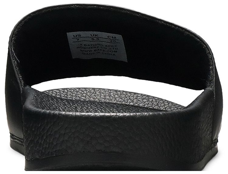 BAPE College Slide Black