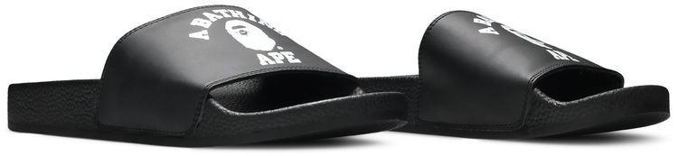 BAPE College Slide Black