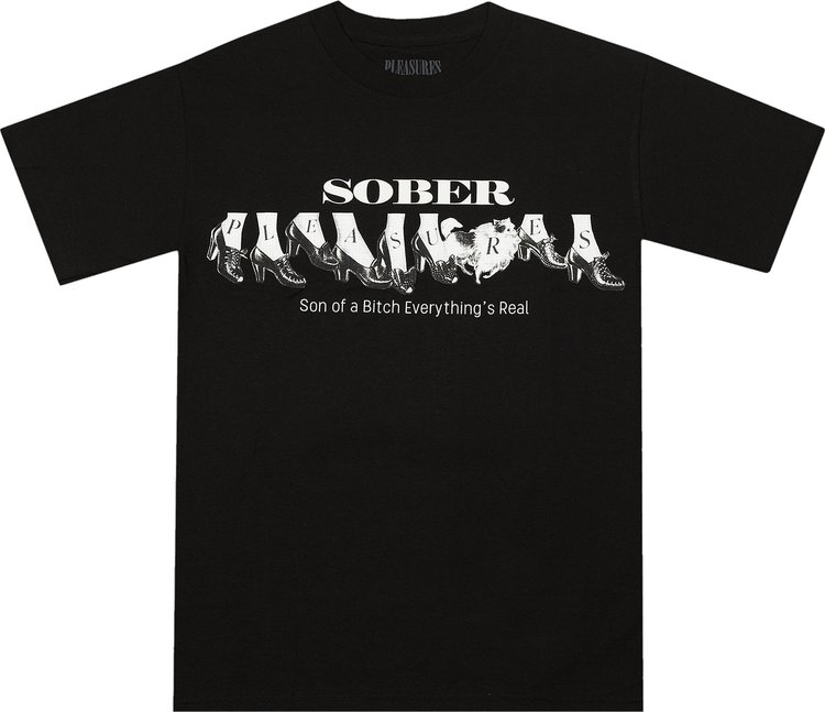 Pleasures Sober T-Shirt 'Black'