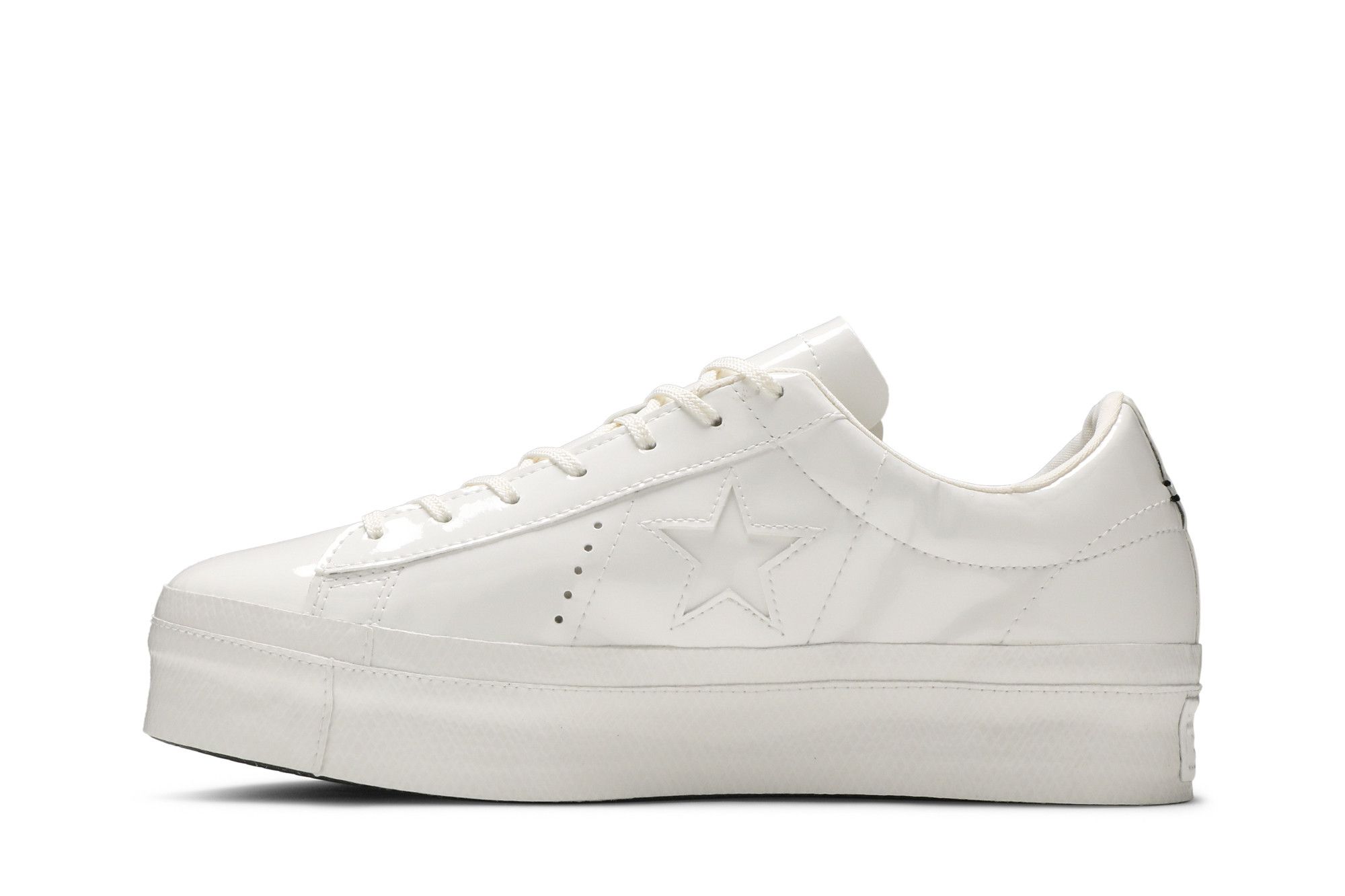Converse one star platform ox vintage white sneakers 2025