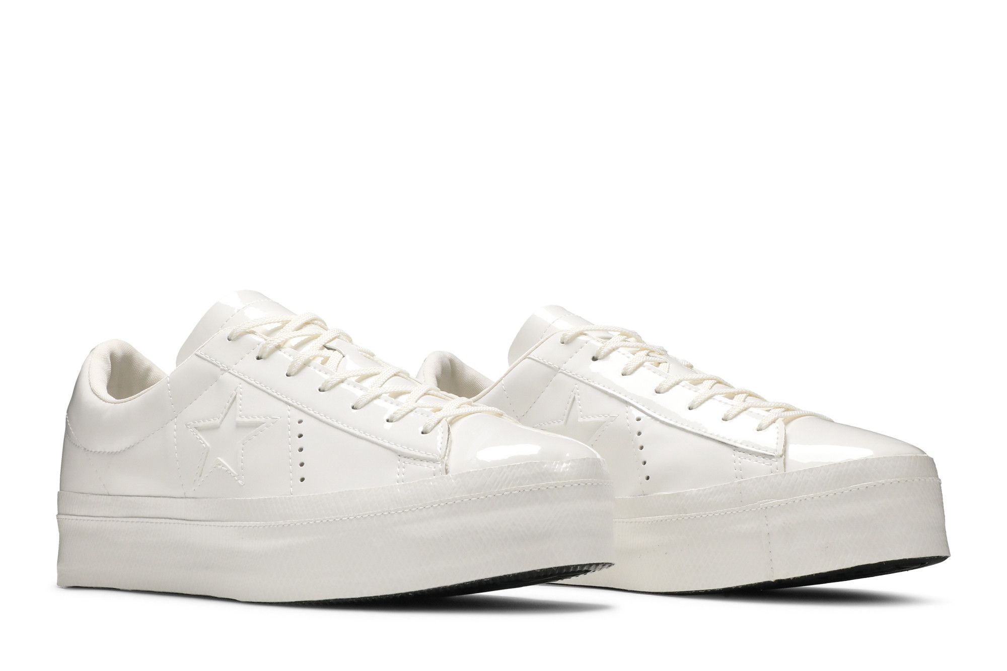 Size 5.5 Wmns One Star Platform Low Vintage White
