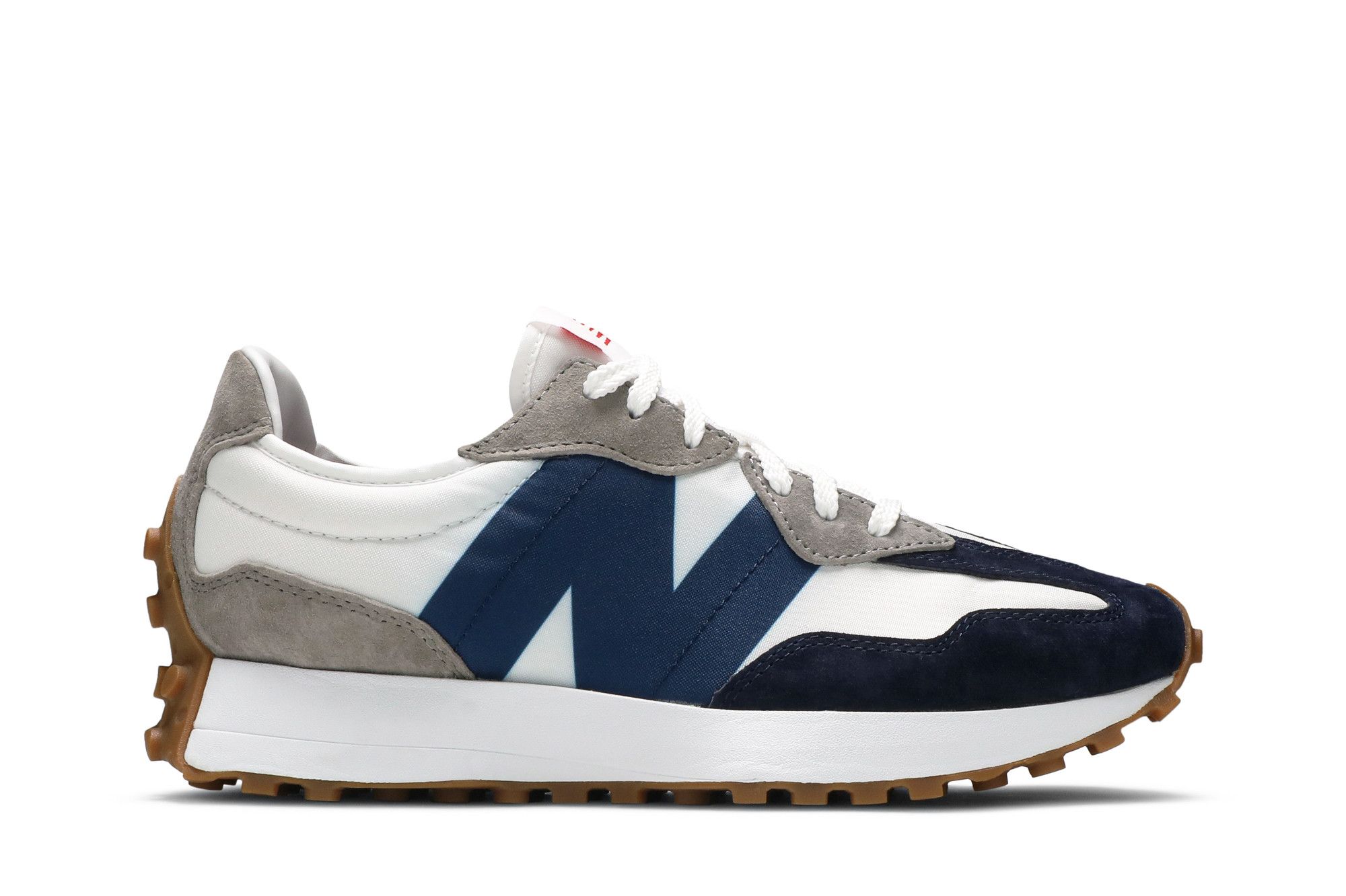 New balance sales 327 white navy