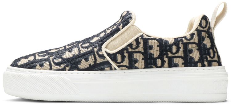 Dior Wmns Solar Slip On Dior Oblique   Deep Blue