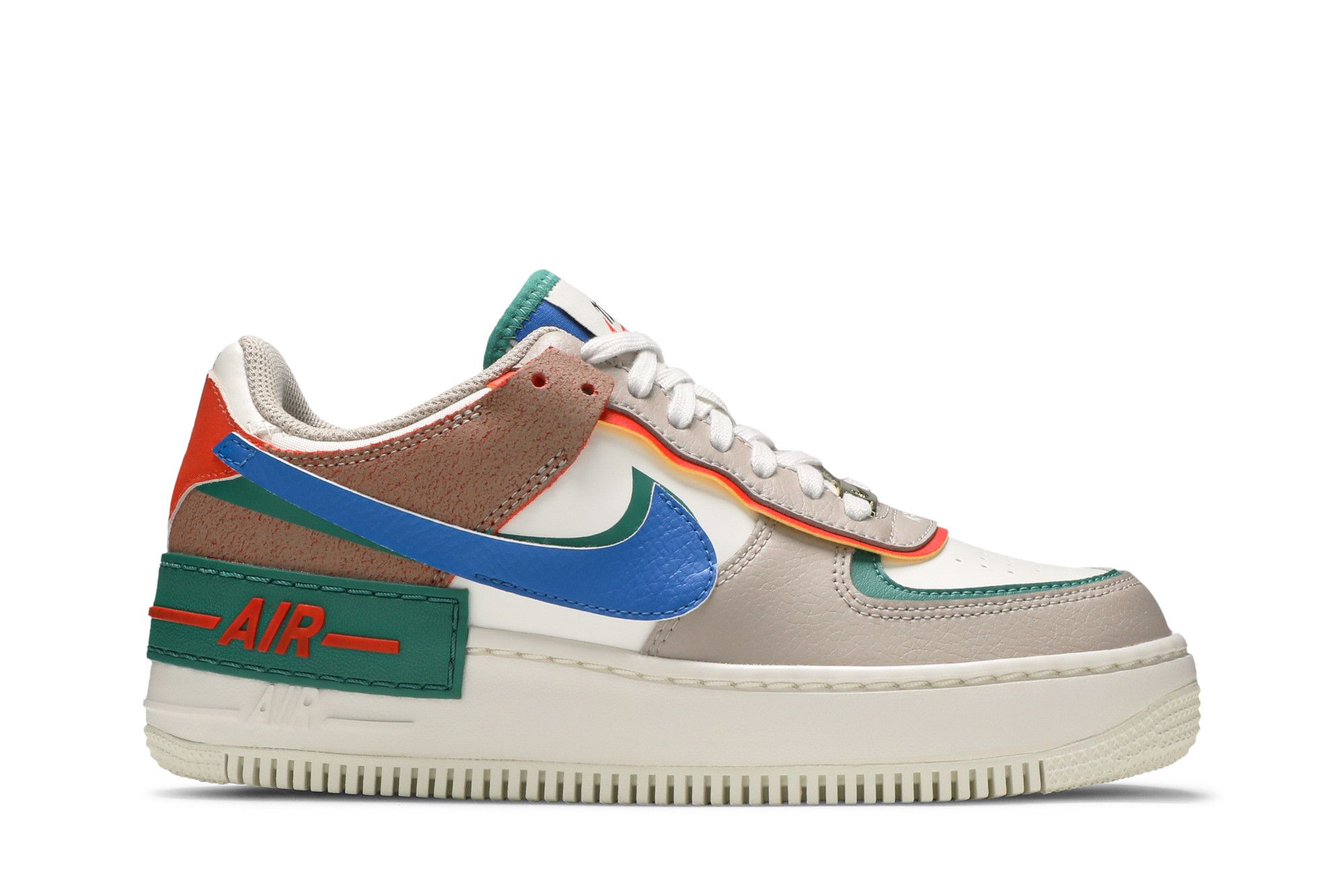 Wmns Air Force 1 Shadow 'Sail Signal Blue Green'