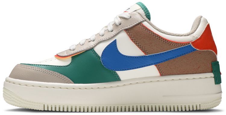 Nike Wmns Air Force 1 Shadow Sail Signal Blue Green