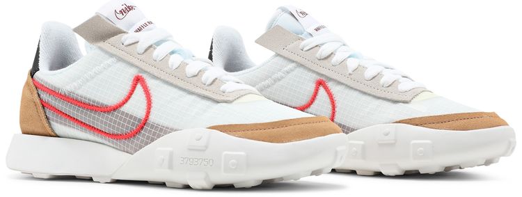 Wmns Waffle Racer 2X White Bright Crimson