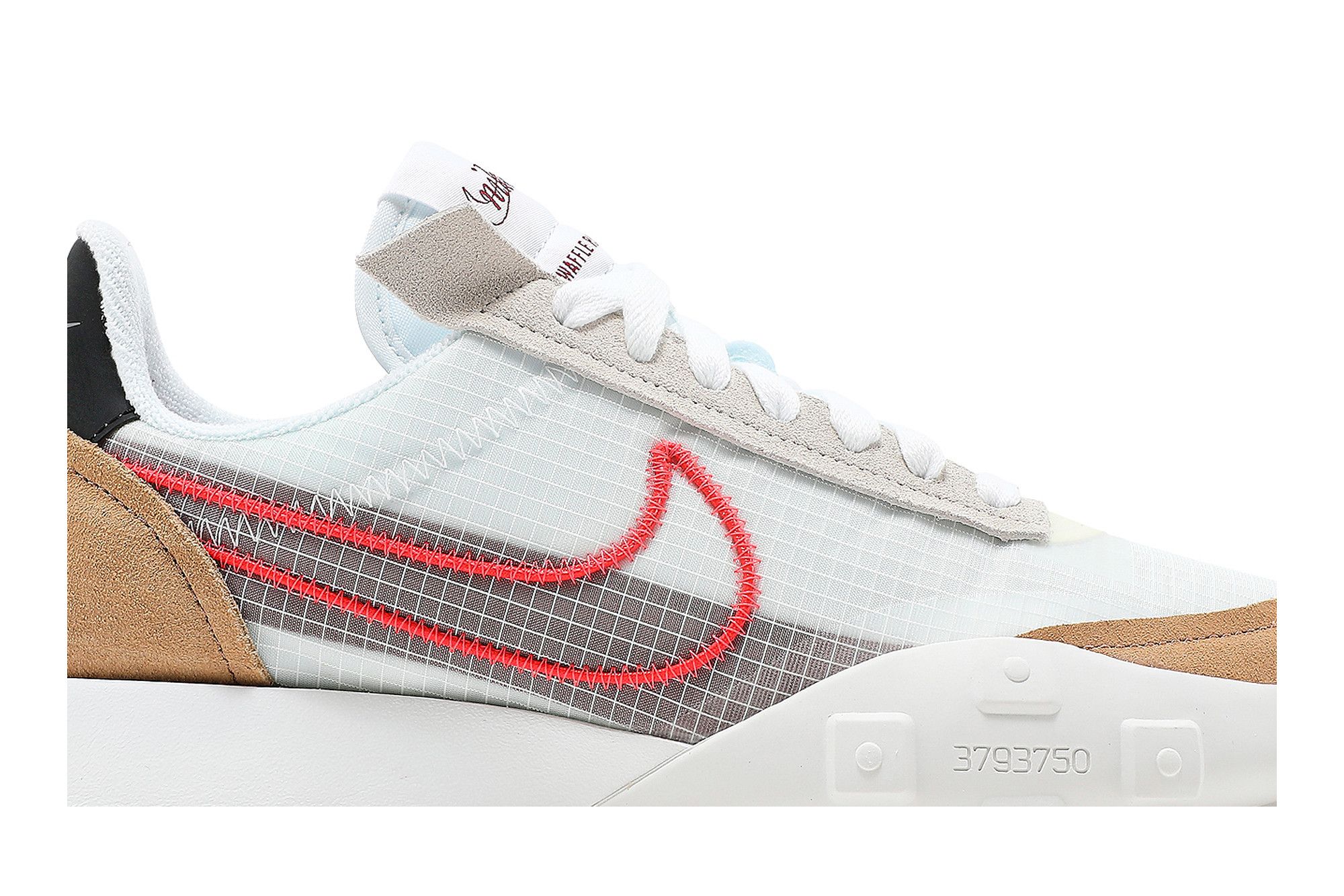 Buy Wmns Waffle Racer 2X 'White Bright Crimson' - CK6647 101