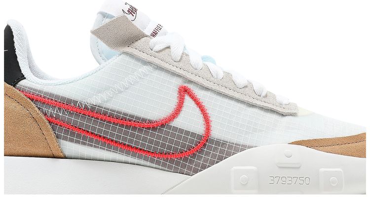 Wmns Waffle Racer 2X White Bright Crimson