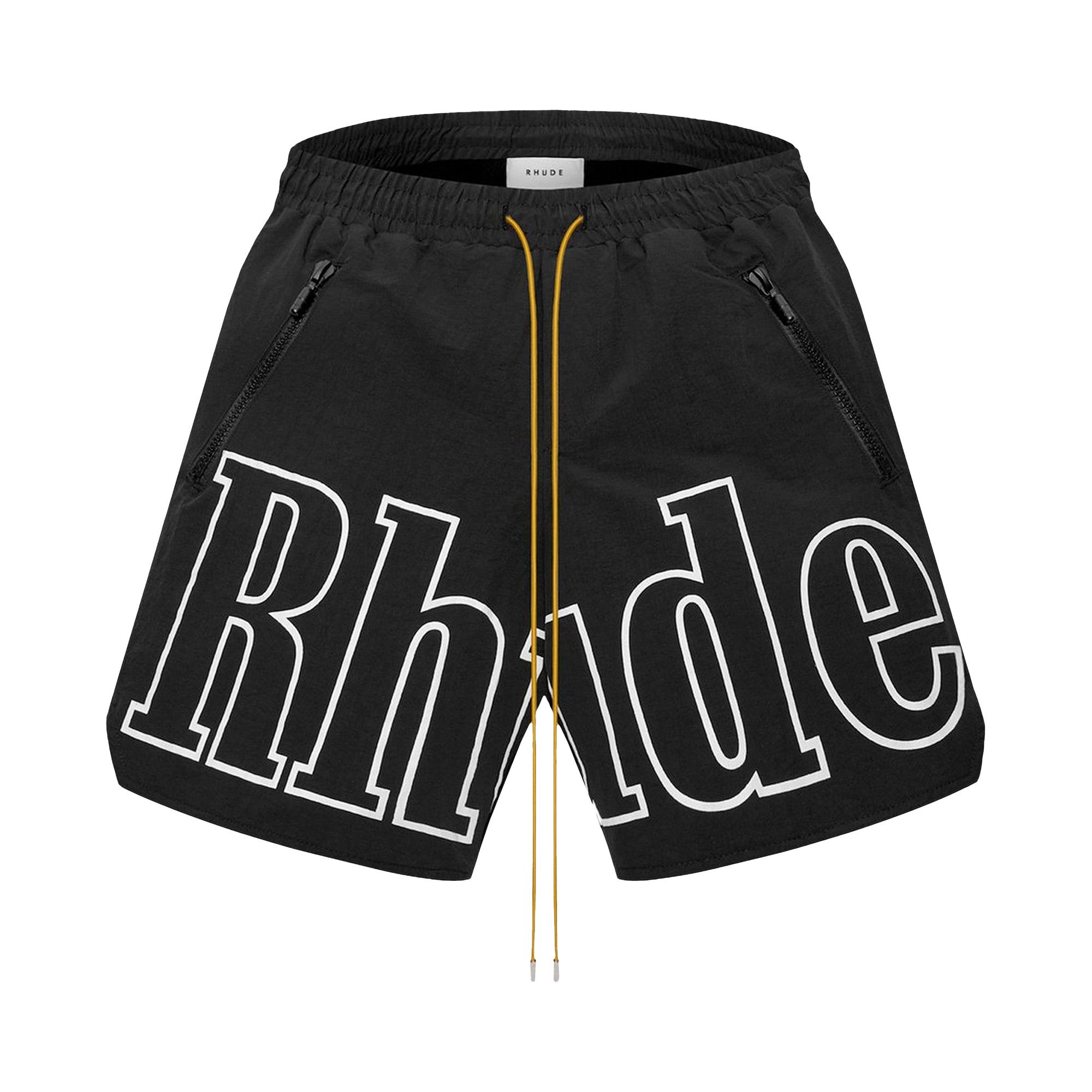 Buy Rhude Logo Short 'Black' - FW21PA08052372 | GOAT
