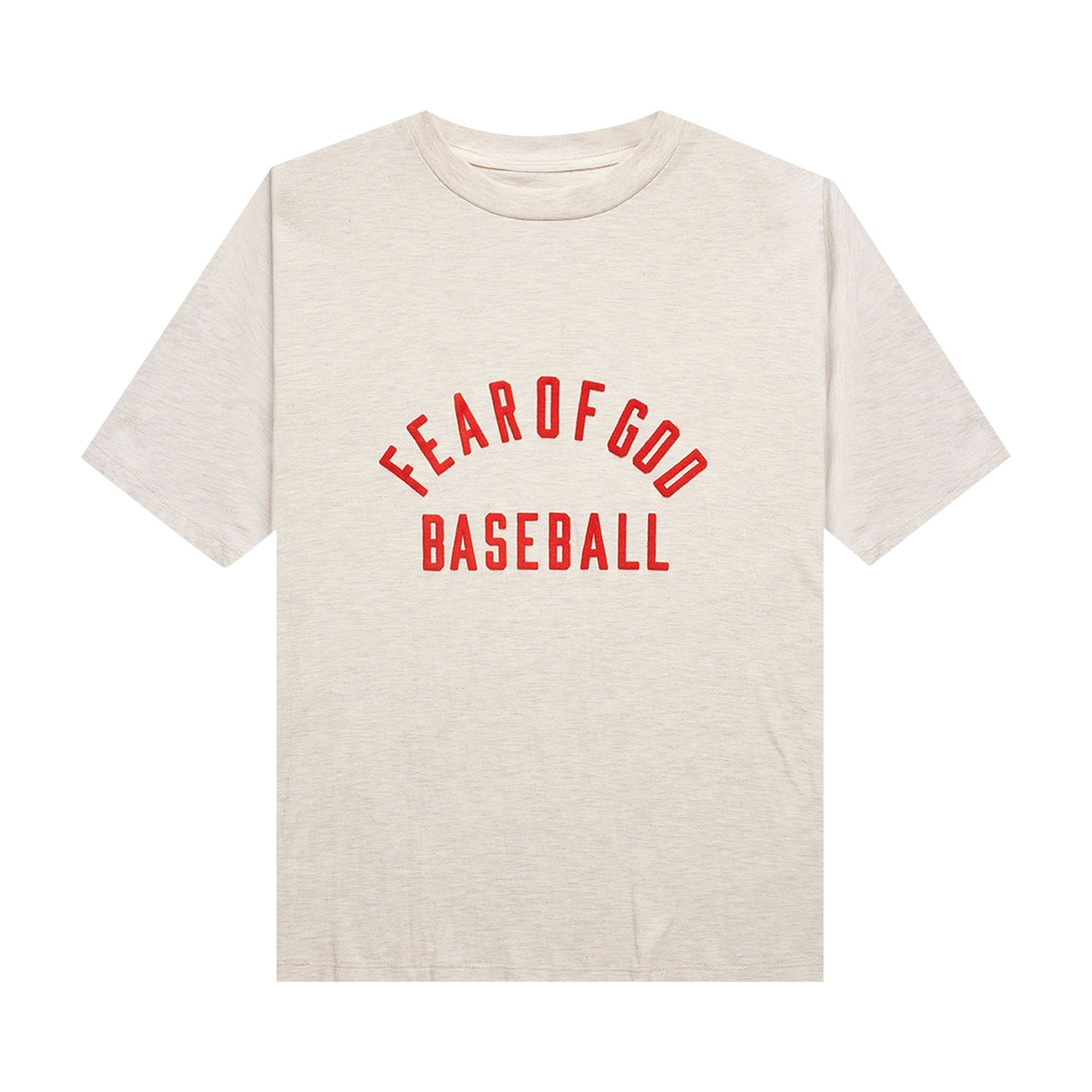 Buy Fear of God Baseball Tee 'Cream/Heather Grey/Red' - FG50 