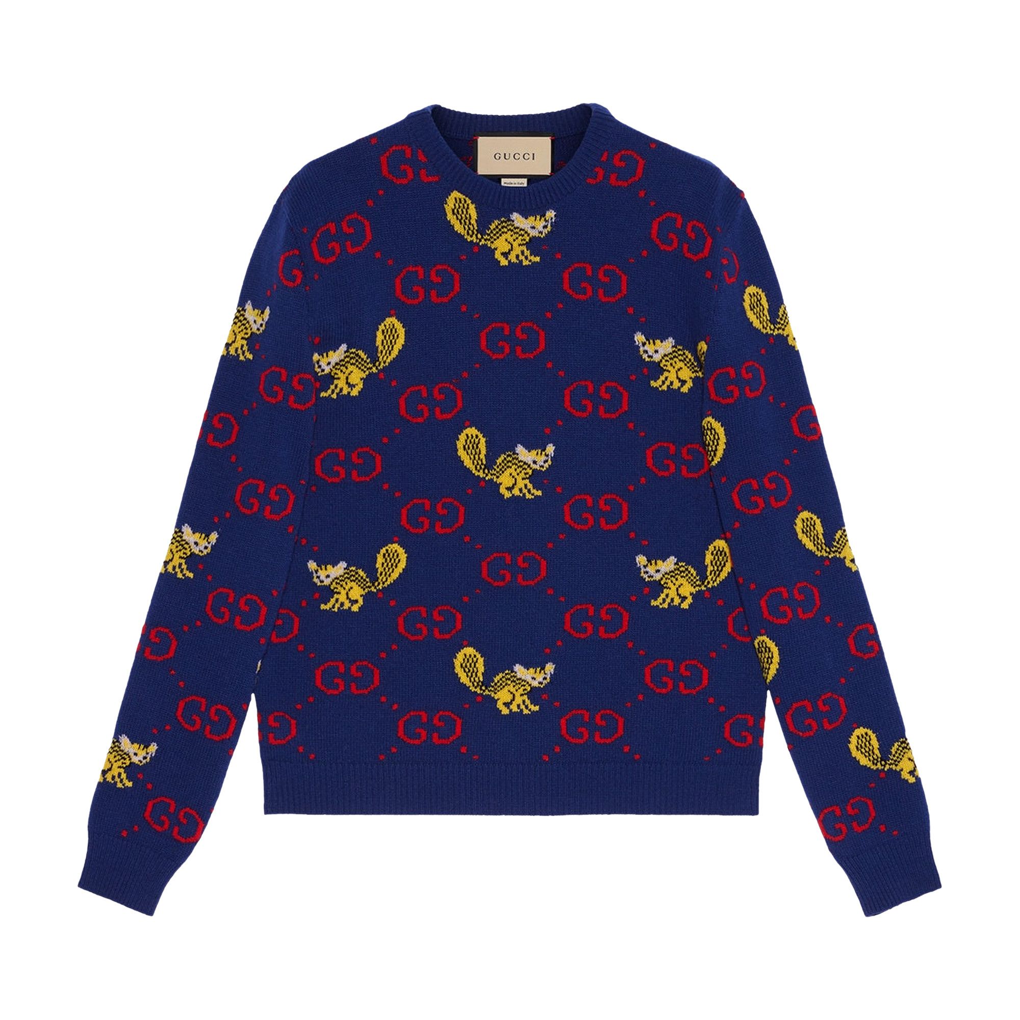 Gucci animal sweater outlet