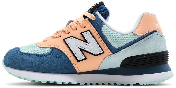 New Balance Wmns 574 Light Mango Blue