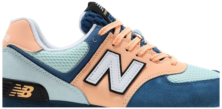 New Balance Wmns 574 Light Mango Blue