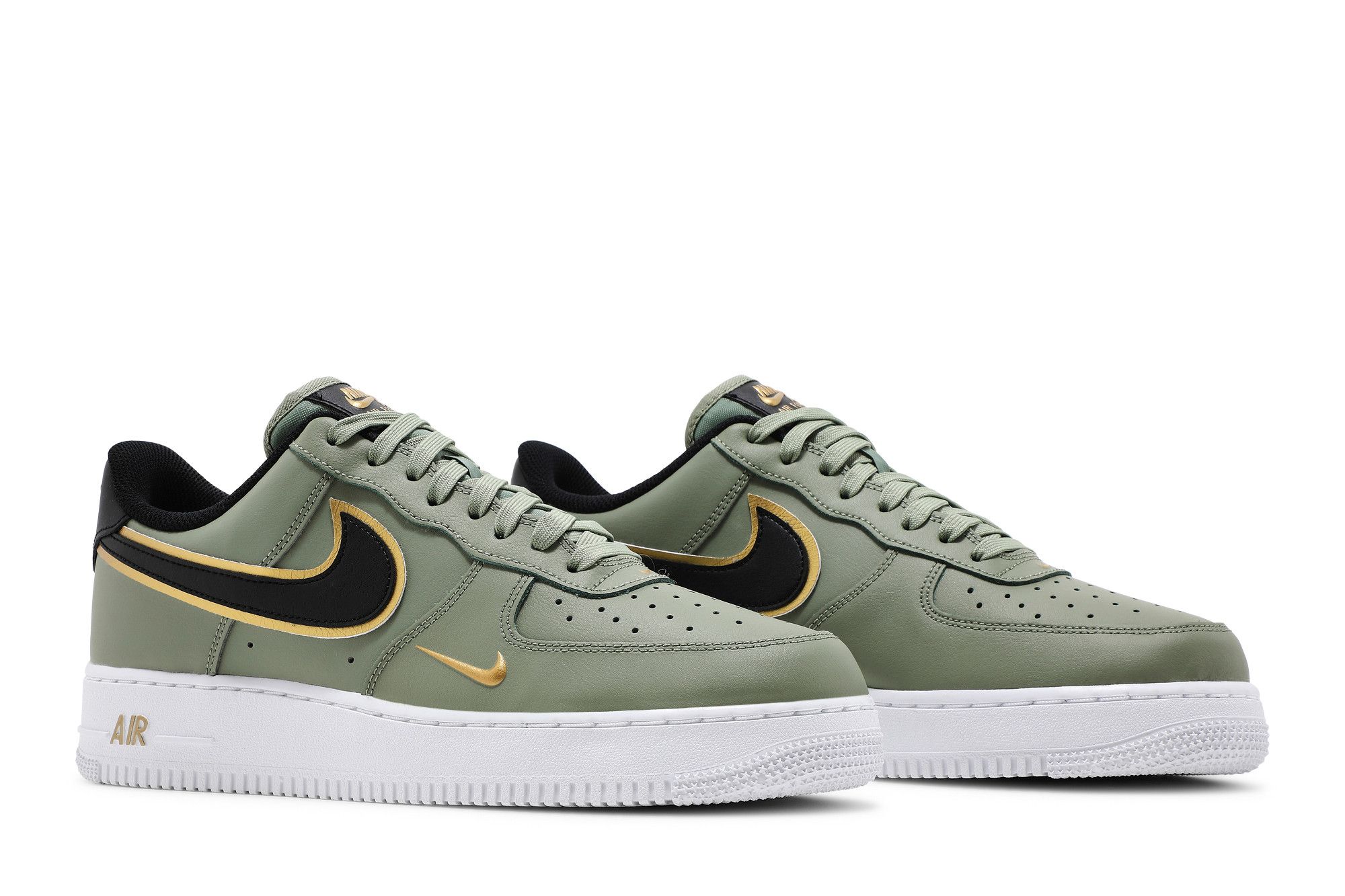 Green swoosh air force 1 online