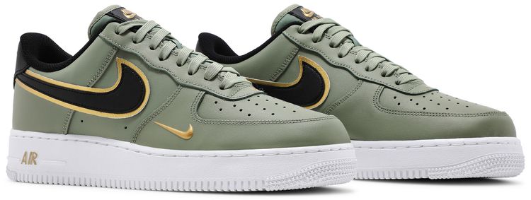 Nike Air Force 1 07 LV8 Metallic Swoosh Pack   Oil Green
