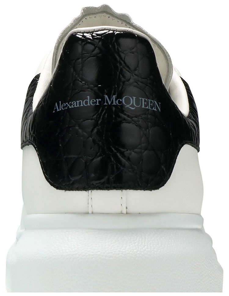 Alexander McQueen Oversized Sneaker Black Crocodile
