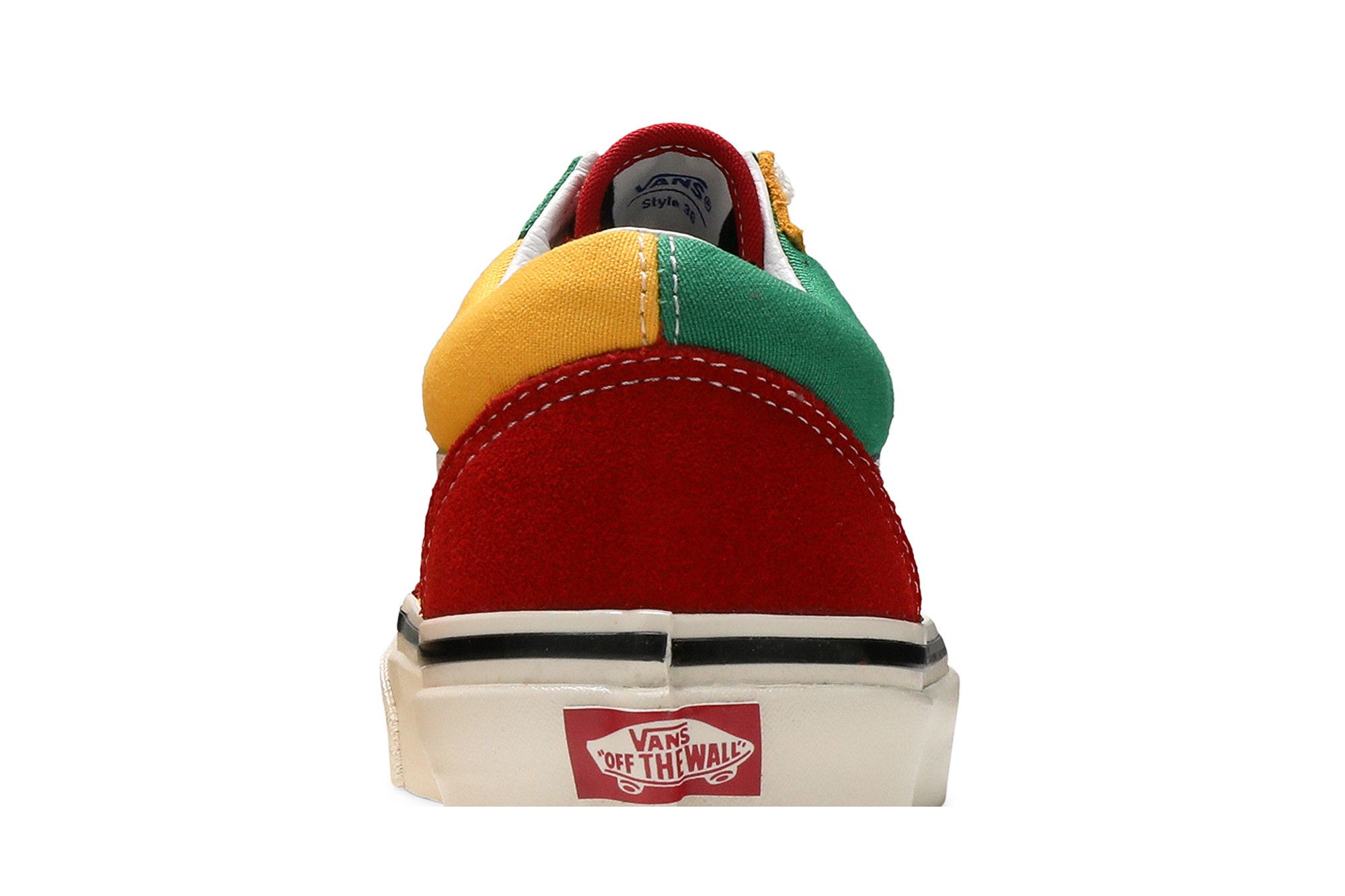 Buy Old Skool 36 DX Red Emerald Yellow VN0A38G2XFM GOAT UK