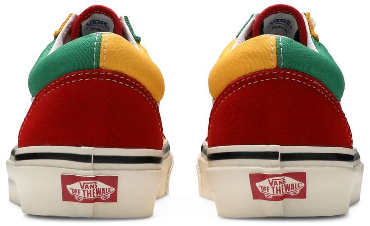 Vans Old Skool 36 DX Red Emerald Yellow
