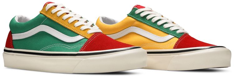 Vans Old Skool 36 DX Red Emerald Yellow