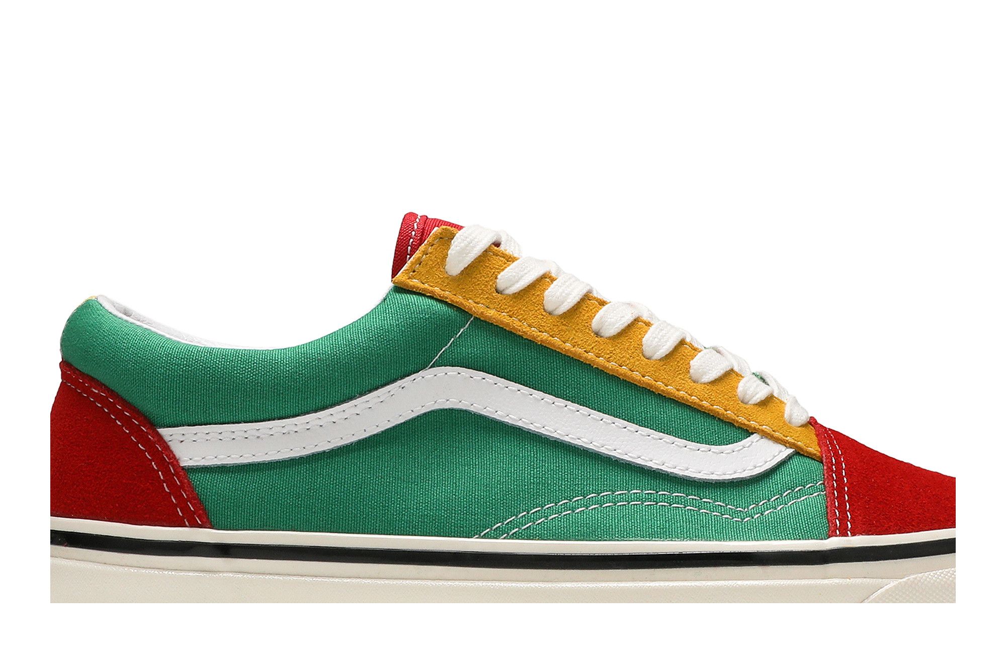 Red green blue and yellow vans clearance