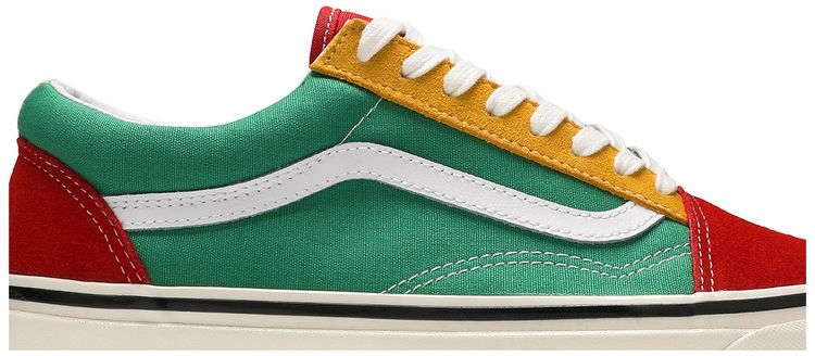 Vans Old Skool 36 DX Red Emerald Yellow