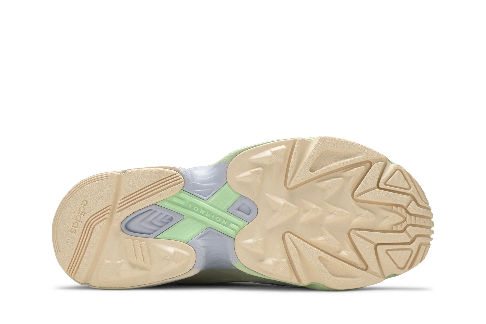 Adidas Originals Falcon Shoes Grey Grey Easy Green Size 6
