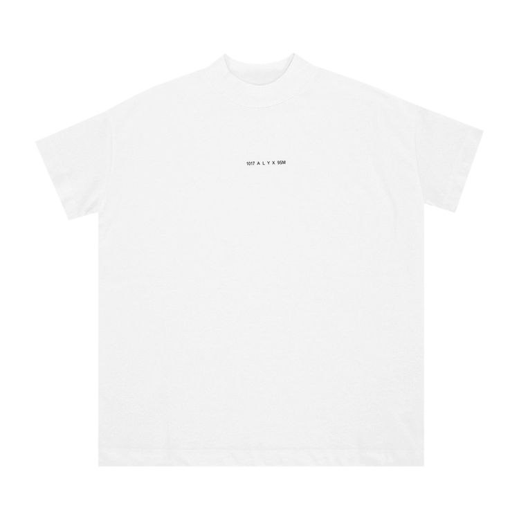 1017 ALYX 9SM Mockneck Knit Tee White