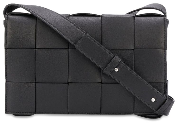 Bottega Veneta Cassette Bag BlackSilver