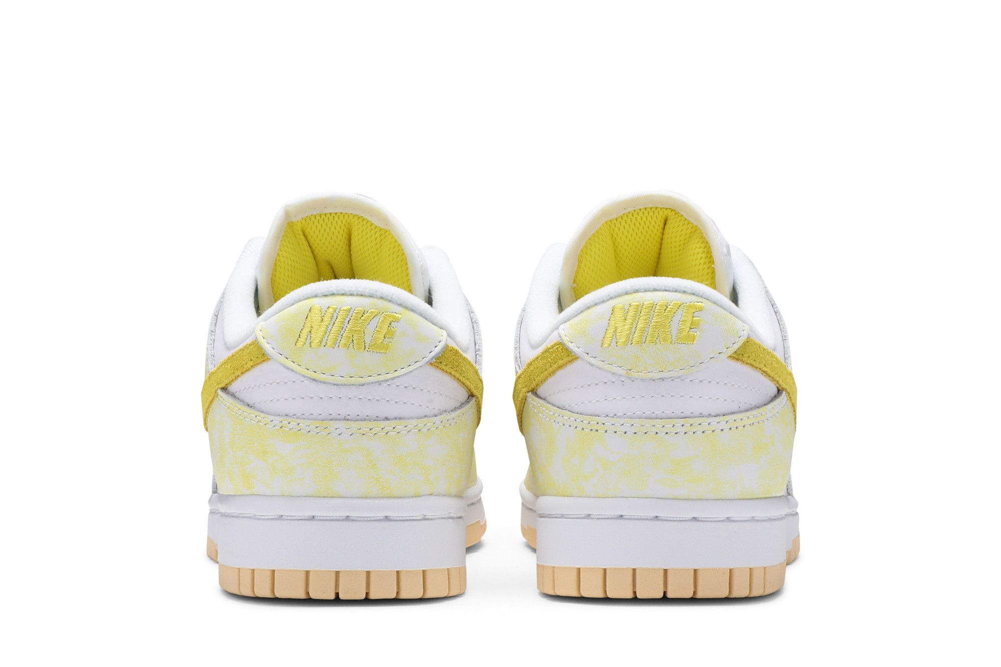 women's dunk low og yellow strike