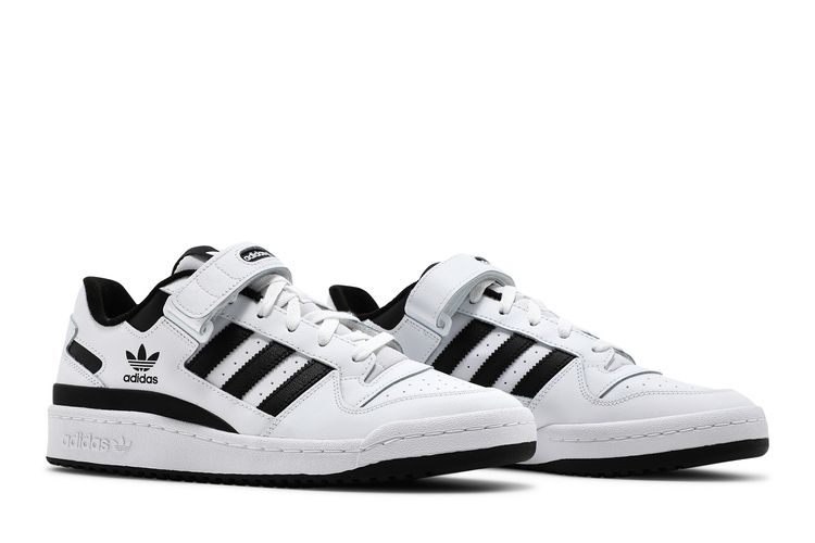 adidas Forum Low Shoes - White/Black - 8.5
