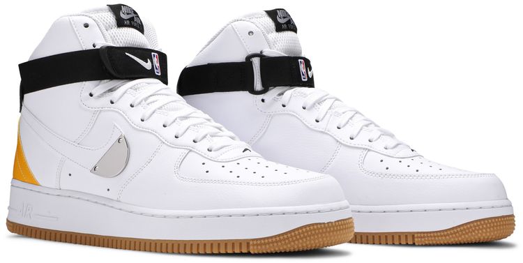 NBA x Air Force 1 High 07 LV8 White University Gold