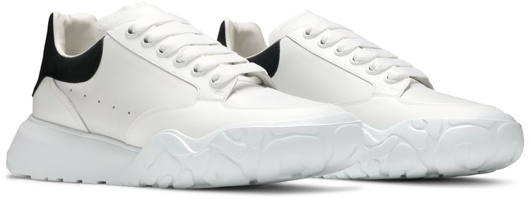 Alexander McQueen Oversized Court Trainer White Black