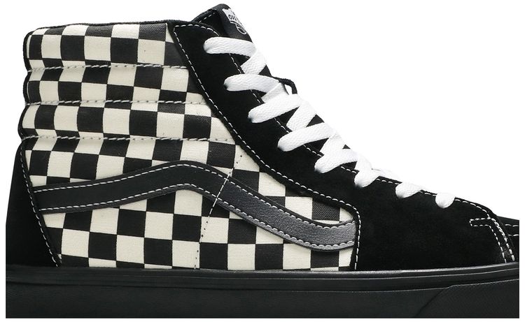 Vans Sk8 Hi ComfyCush Mixed Media   Black Checker