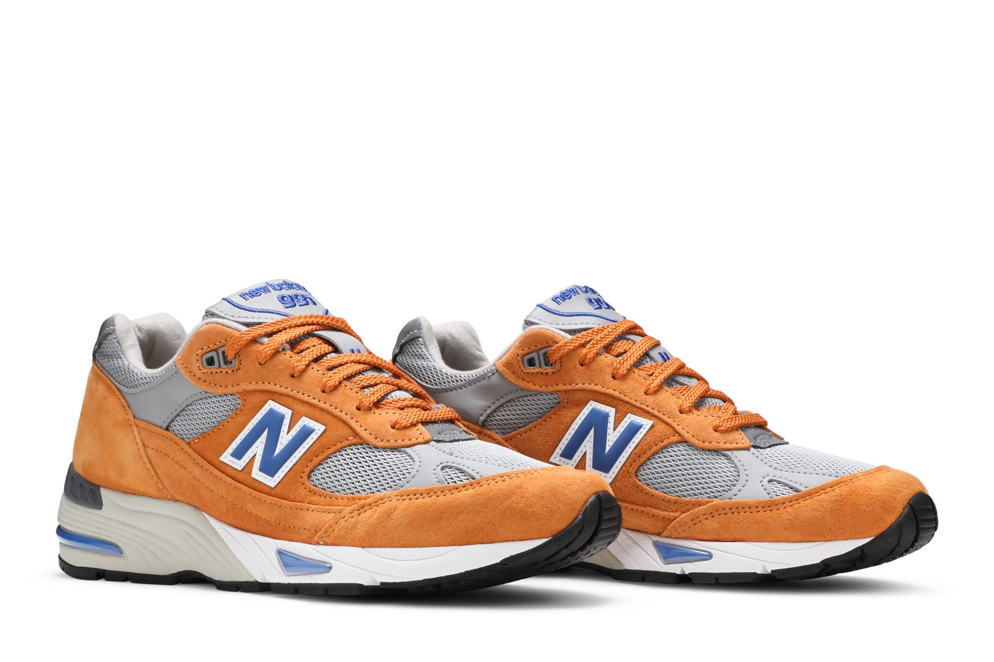 ★人気★ New Balance 991 Made in UK Yellow Blue WMNS) New Balance Sneakersnstuff x 991 Made in England 'Blue