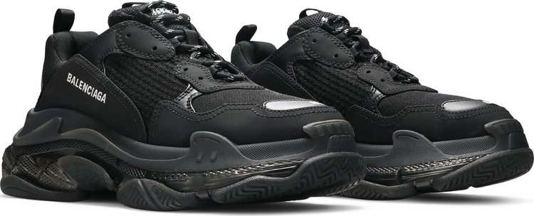 Balenciaga Triple S Sneaker Clear Sole   Black