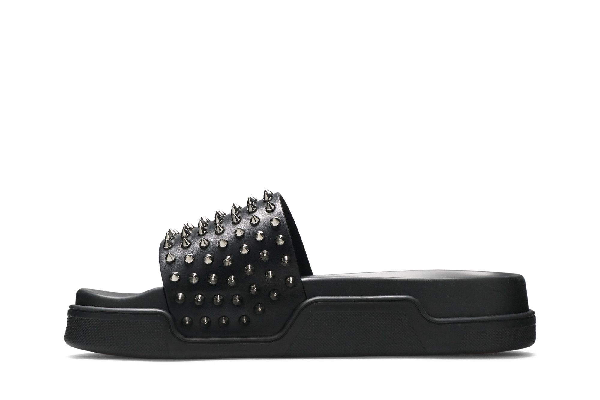 Buy Christian Louboutin Pool Fun Slide 'Black' - 1201293BK58 | GOAT