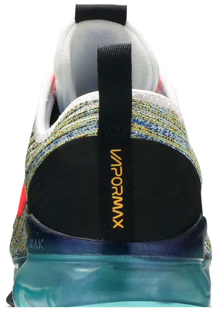 Nike Air VaporMax Flyknit 3 GS White Crimson Turqoise